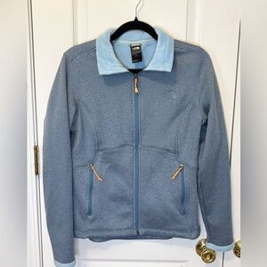 The North Face Women’s Blue Fleece Jacket Full Zip Medium